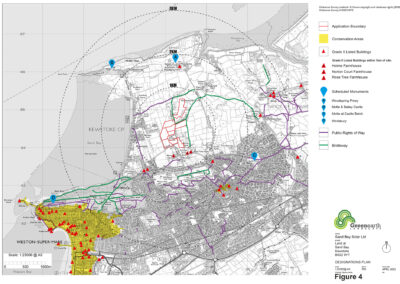 Kewstoke North Somerset Solar PV photomontage
